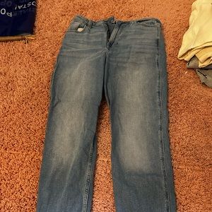 dark wash brand jeans